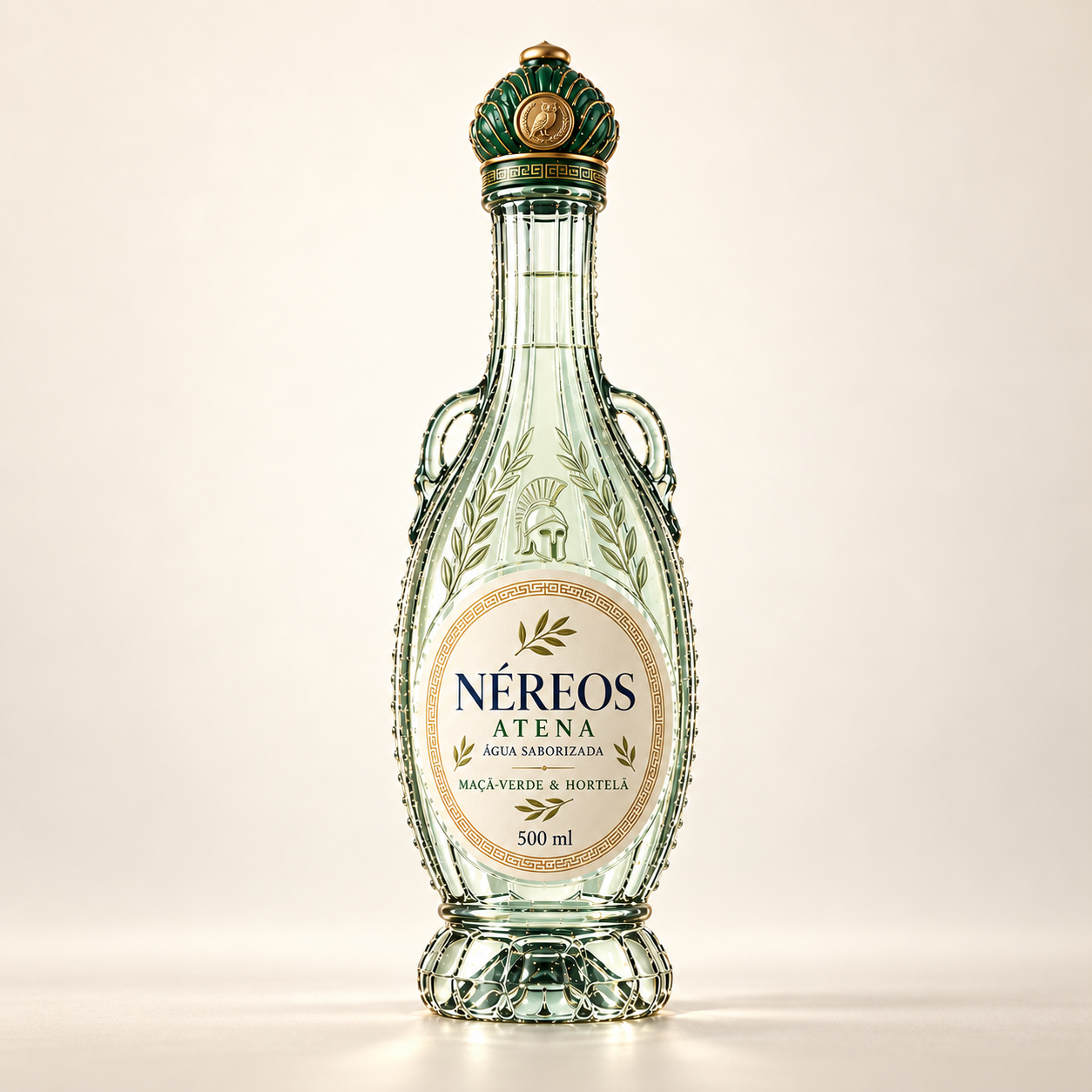 Garrafa NÉREOS Atena de maçã-verde e hortelã, 500 ml